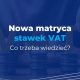 nowa matryca stawek vat